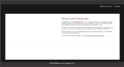 Desktop Screenshot of masterlockimages.com