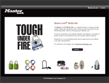 Tablet Screenshot of masterlockimages.com
